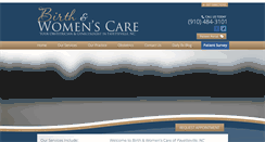 Desktop Screenshot of birthandwomenscare.com
