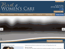 Tablet Screenshot of birthandwomenscare.com